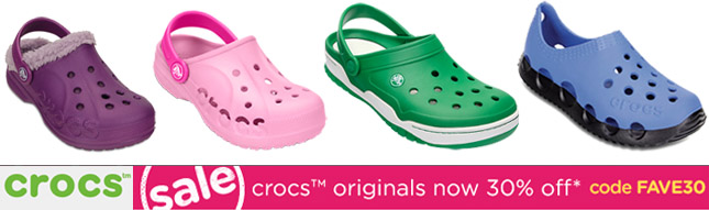 Crocs: Get an Extra 30% Off Thru Monday 