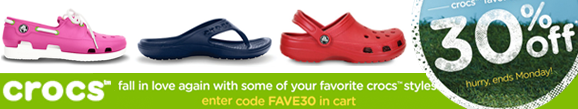 Crocs: Get an Extra 30% Off Thru Monday, 5/11 - TotallyTarget.com