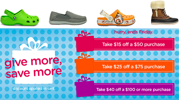 crocs discount codes