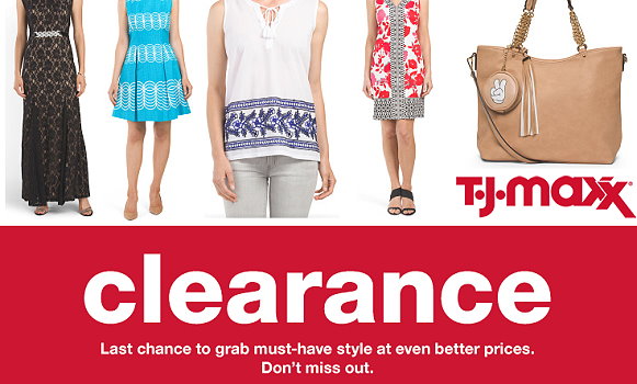 T.J.Maxx - Grab hold of clearance.
