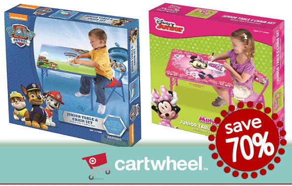 minnie mouse table & chair set target