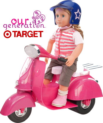 our generation doll scooter set