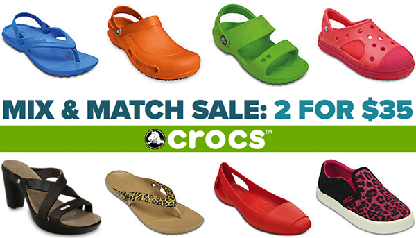 Crocs Sale: Grab 2 Pairs for $35 + FREE 