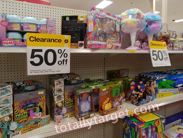 target toys section