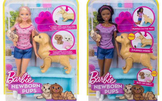 Barbie Doll Newborn Pups Playset : Target