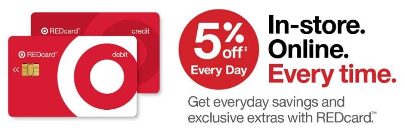 Target REDcard Holders get 10% off One Item (in-store or online