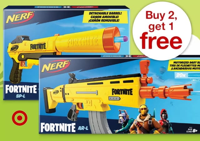 Nerf Fortnite Toys B2g1 Free At Target In Stores Online