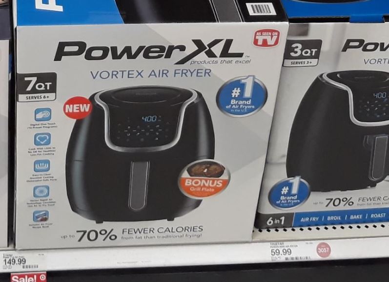 Change the way you cook with the PowerXL's 7 Quart Vortex Air Fryer 