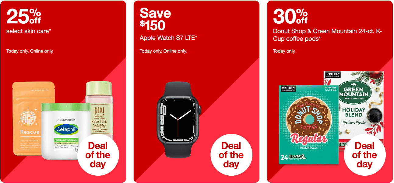 Target Holiday Daily Deal