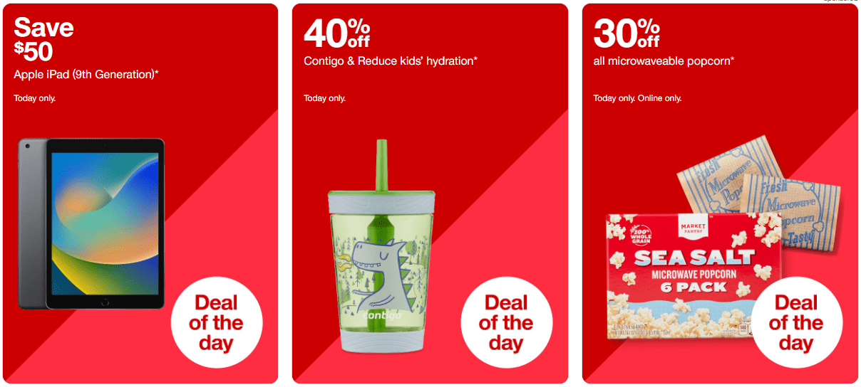 Target Holiday Daily Deal