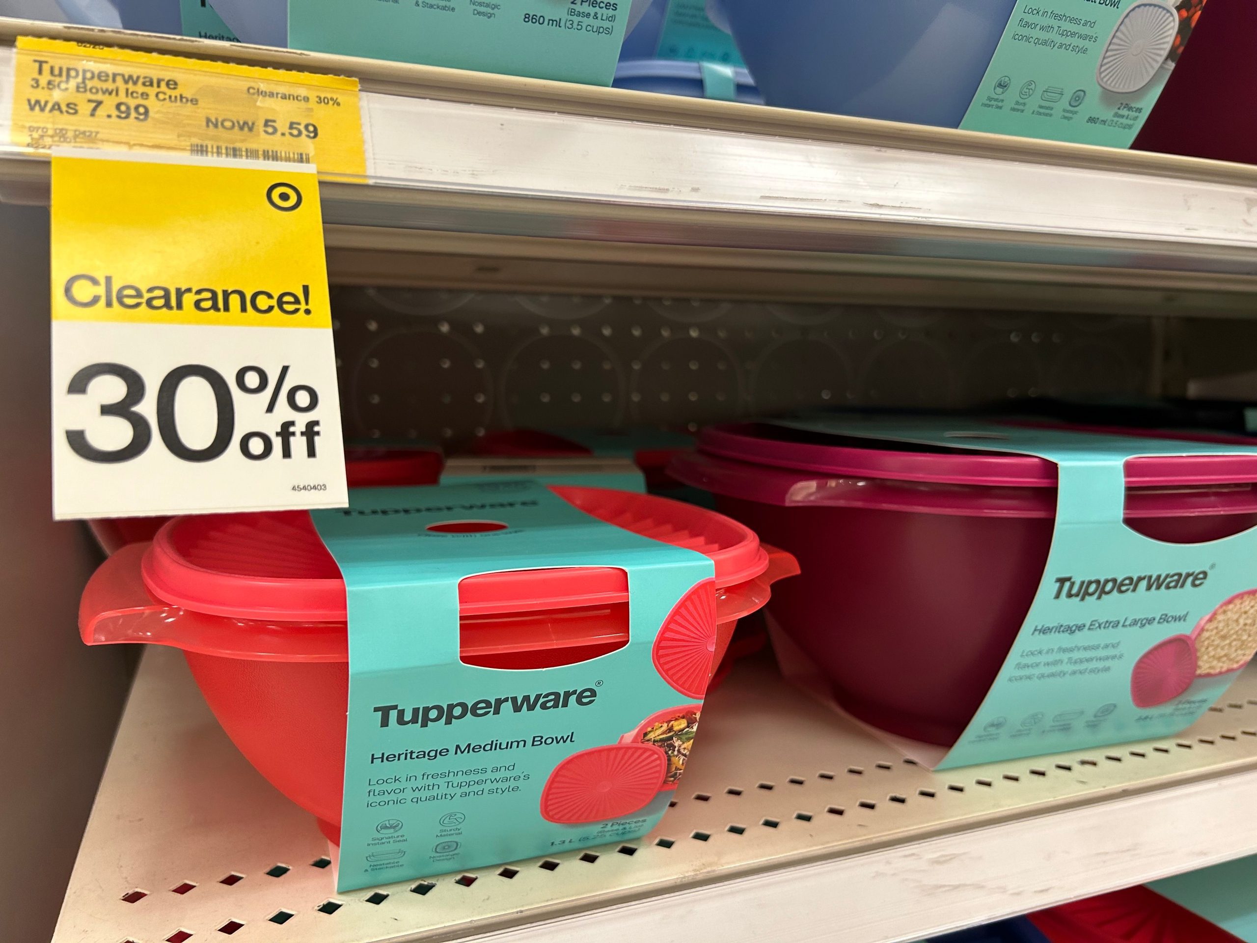 Tupperware 30pc Heritage Get It All Set Food Storage Container Set Blue :  Target