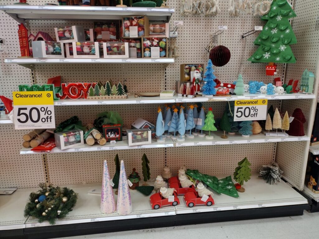 Christmas Clearance at Target in Texas