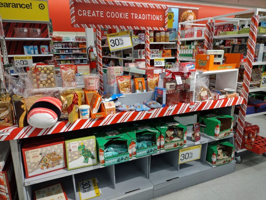 Holiday Clearance Isle at Target 2024