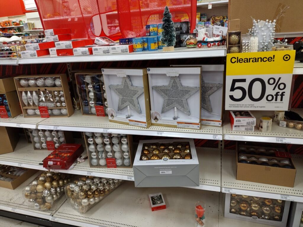 Christmas Clearance at Target