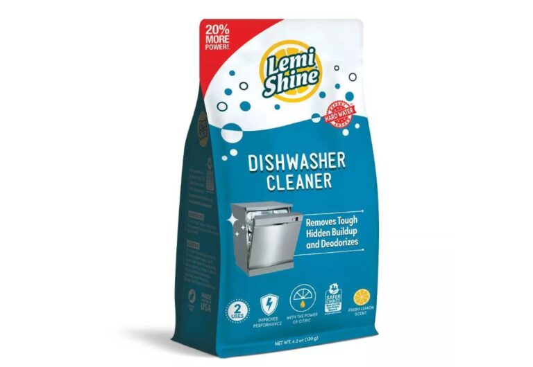 Dishwasher cleaner package included in the Lemi Shine Deals at Target