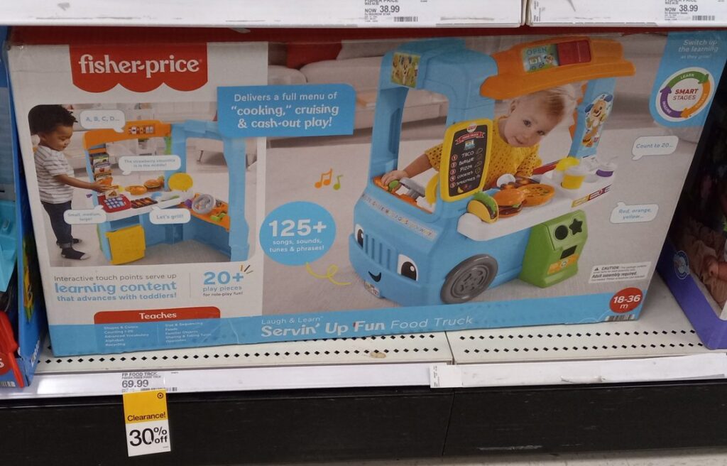 Target Toys Clearance Fisher-Price on shelf