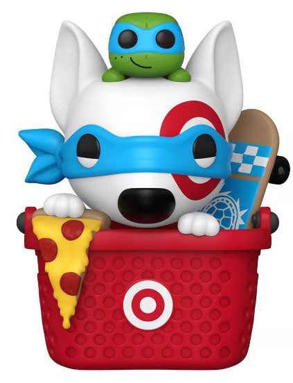 Target Funko Pop with Bullseye on a white background